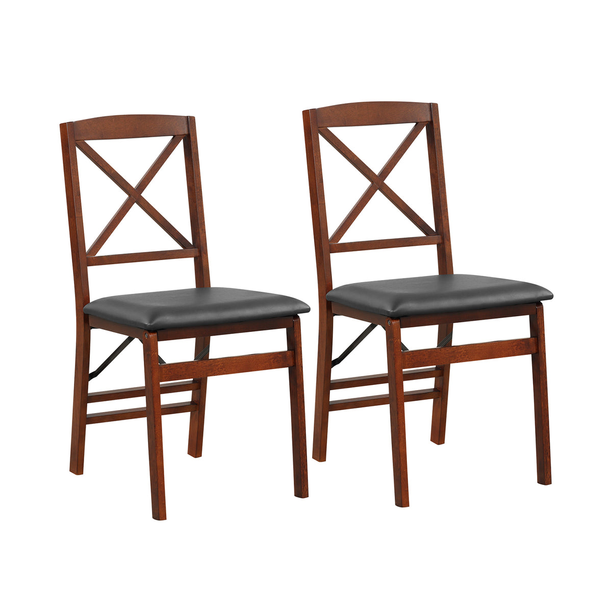 Upholstered High Back Dining Chair Set - Wooden Design, Comfortable Seating - Ideal for Elegant Dining Rooms and Gatherings