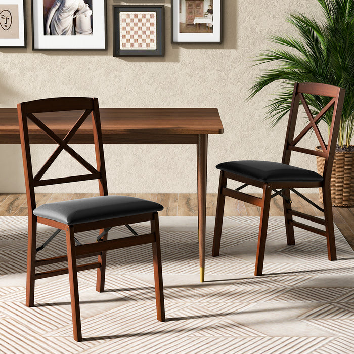Upholstered High Back Dining Chair Set - Wooden Design, Comfortable Seating - Ideal for Elegant Dining Rooms and Gatherings