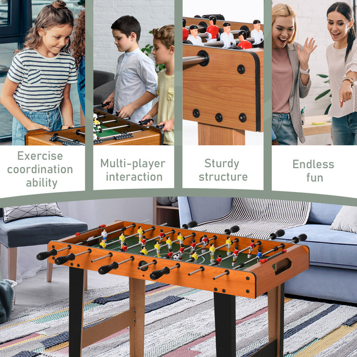 Soozier Foosball Table - Heavy Duty, 8 Rods, 84.5cm, Includes 2 Balls - Perfect for Arcades, Pubs, and Game Rooms
