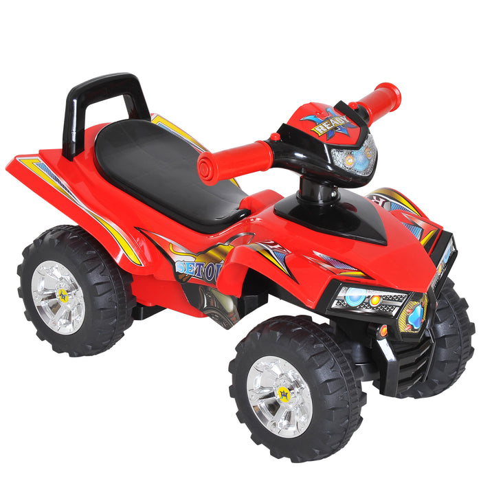 Kids Electric ATV - 4-Wheeler Quad, Battery-Powered Ride-On Toy, 60x38x42 cm in Vibrant Red - Perfect Outdoor Adventure for Young Children