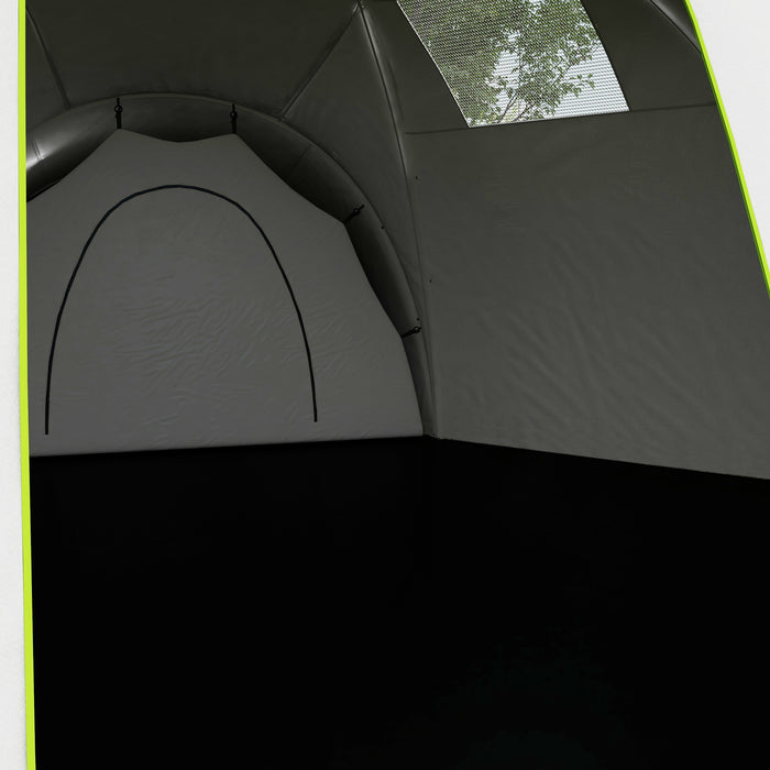 Large Family Camping Tent for 6-9 People - Multiple Bedrooms with Spacious Living Area - Complete with Essential Accessories
