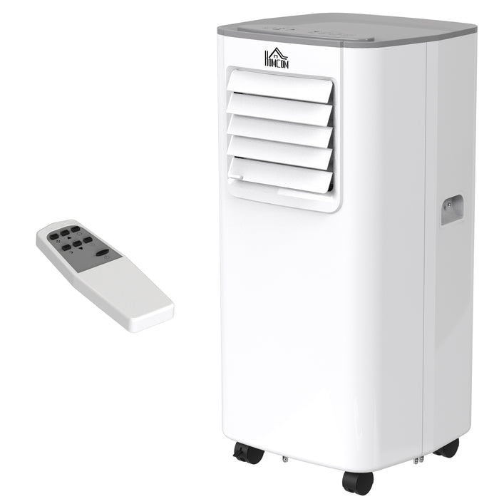 5000 BTU 4-in-1 Portable Air Conditioner - Cooling, Dehumidifying, Ventilating Functions with Fan - Includes Remote, LED Display, 24h Timer, Auto Shut-Down, Ideal for Small Rooms