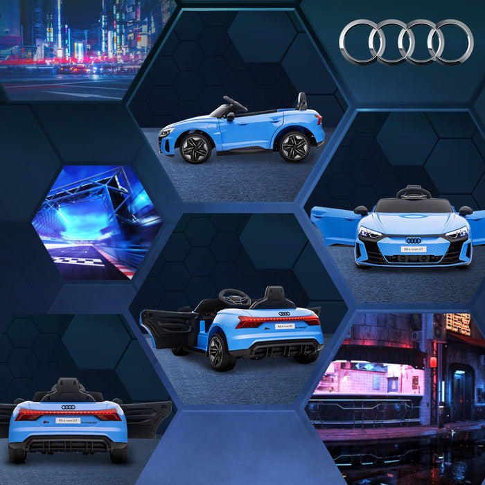 Audi Official Kids' Electric Ride-On Vehicle - 12V Battery-Powered Car with Suspension, LED Lights & Music - Remote-Controlled Toy for Safe & Fun Play