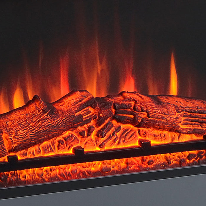 2000W Electric Fireplace Suite with LED Display - Freestanding Heater with Remote & Overheat Protection - Cozy Warmth for Home Ambiance