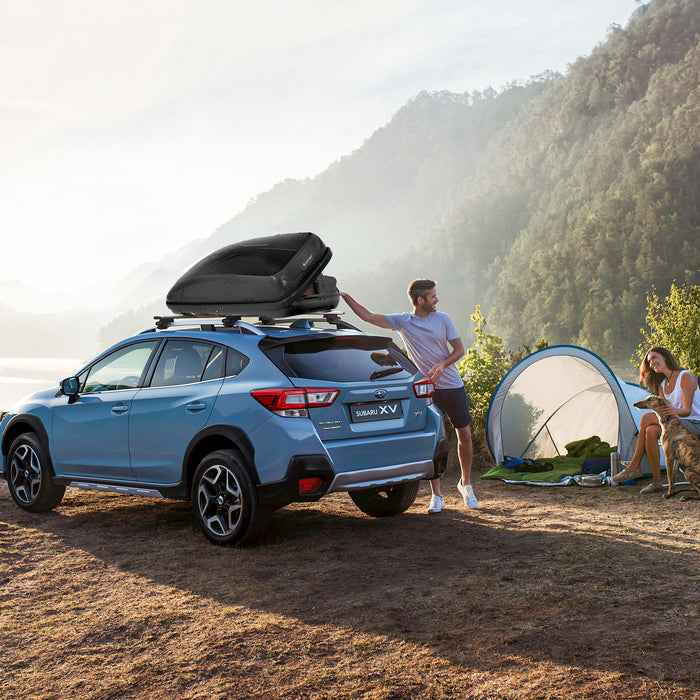 400L Car Roof Box - Dual Side Opening and Safety Key Inclusion - Ideal for Extra Vehicle Storage Solutions