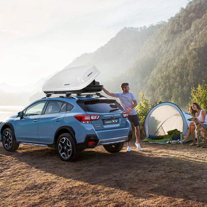 400L Car Roof Box - Dual Side Opening and Safety Key Inclusion - Ideal for Extra Vehicle Storage Solutions