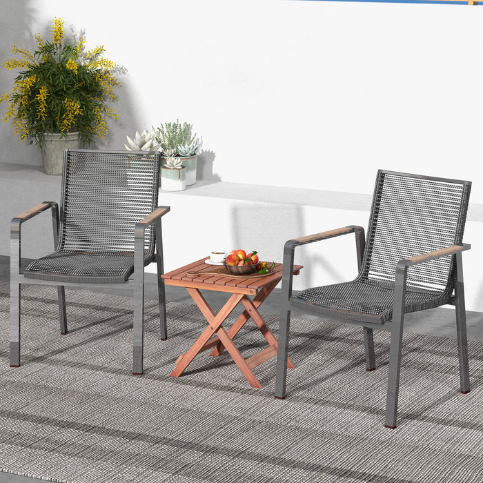 Wooden Side Table Frame-C - Slatted Tabletop, Sturdy X-shaped Structure - Ideal for Home and Office Spaces Needing Extra Storage and Surface Space
