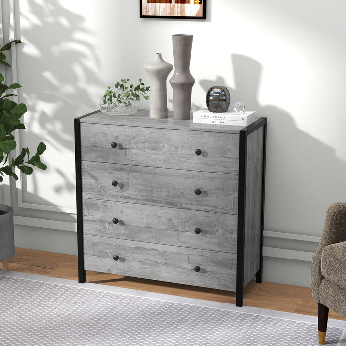 Wooden Dresser - Storage Furniture for Bedroom, Living Room, Hallway - Ideal for Clearing Clutter and Organizing Personal Items