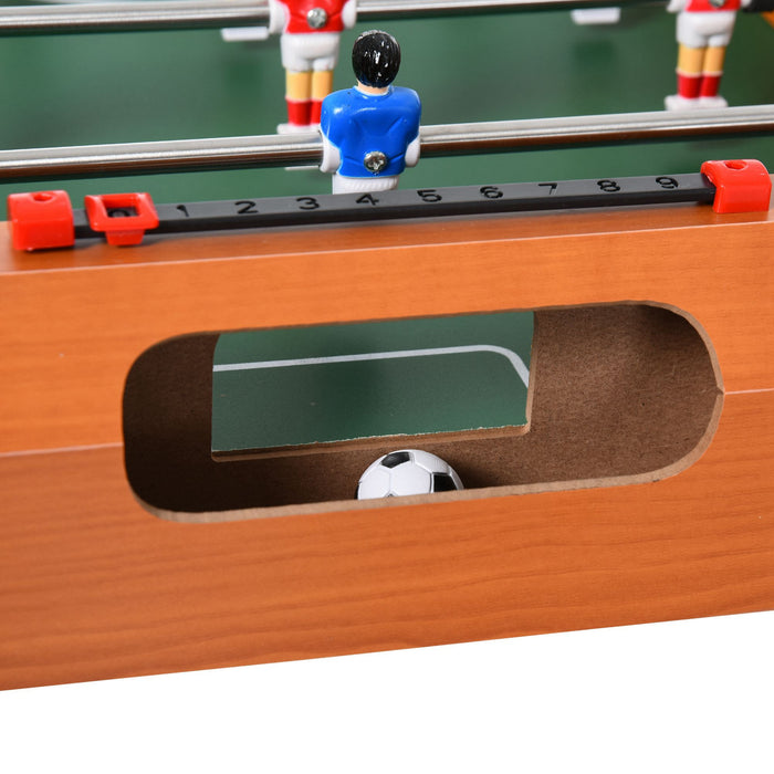Soozier Foosball Table - Heavy Duty, 8 Rods, 84.5cm, Includes 2 Balls - Perfect for Arcades, Pubs, and Game Rooms