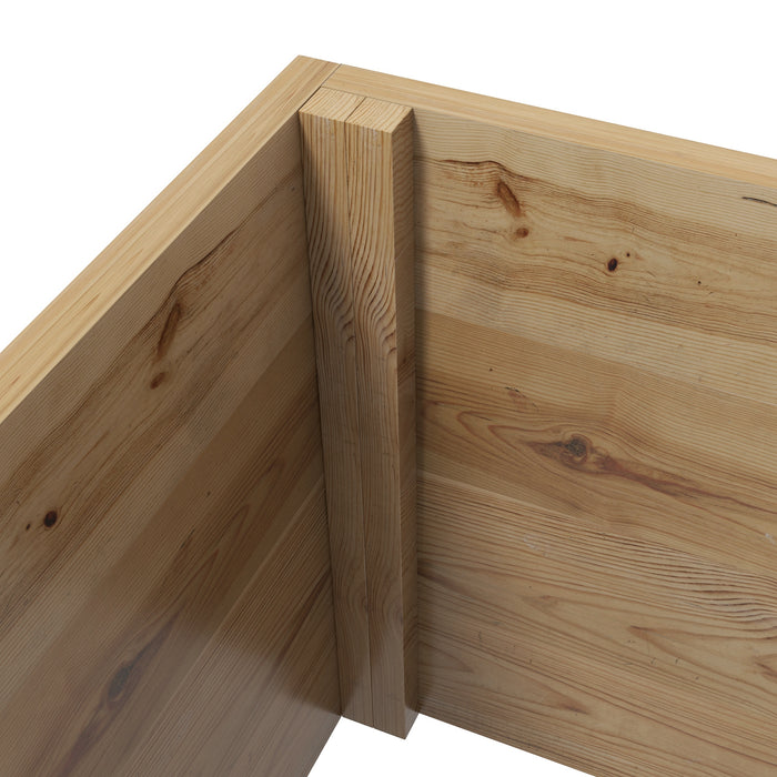 Raised Wooden Trellis Planter Box - Ideal for Vegetables, Herbs, and Flowers Gardening - Enhances Garden Space with Natural Aesthetics