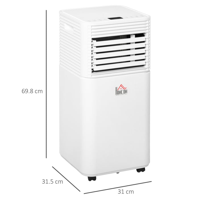 9000 BTU 4-In-1 Portable Air Conditioner - Cooling, Dehumidifying, Ventilating with Fan Function - Includes Remote, LED Display, 24-Hour Timer, Auto Shut-Down Feature
