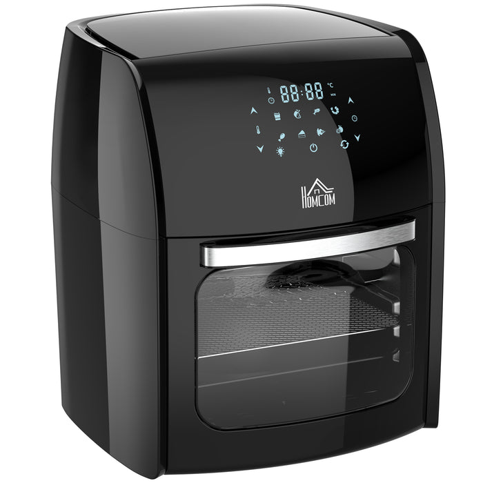 12L 8-in-1 Digital Air Fryer Oven - Versatile Cooking with Fry, Roast, Broil, Bake, Dehydrate Functions, Rapid Air Technology - Ideal for Health-Conscious Home Chefs and Busy Households