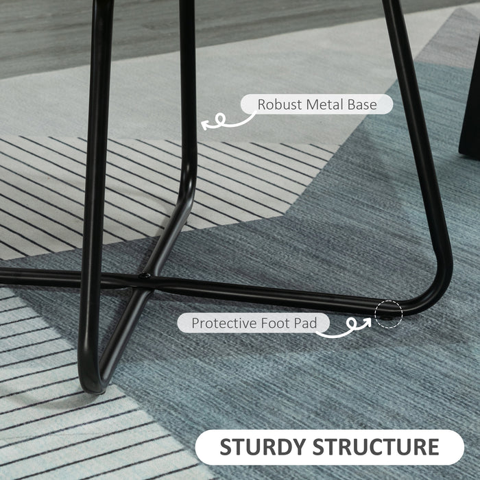 Velvet-Feel Green Armchairs - Set of 2 Modern Accent Chairs with Metal Base for Living Room - Stylish Seating Solution for Elegant Home Decor