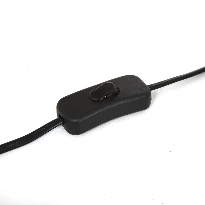 Nautical Rope-Base Table Lamp with Beige Fabric Shade - Metal Frame & Convenient Power Switch - Elegant Lighting Accent for Bedroom, Living Room, or Study