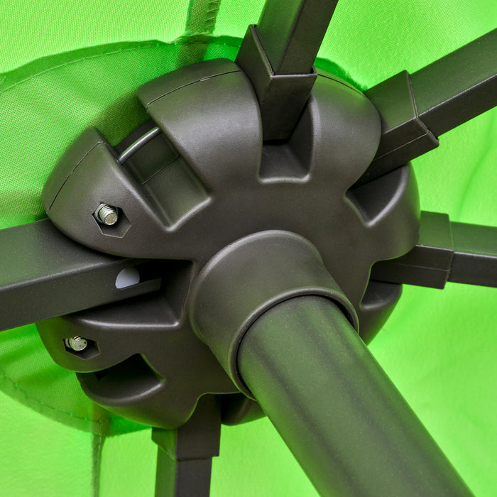 Garden Parasol Double-Sided 4.6m - Sun Umbrella Patio Shelter with Canopy Shade, Market-Style Outdoor Coverage, Includes Cross Base - Ideal for Garden & Outdoor Living Space Protection