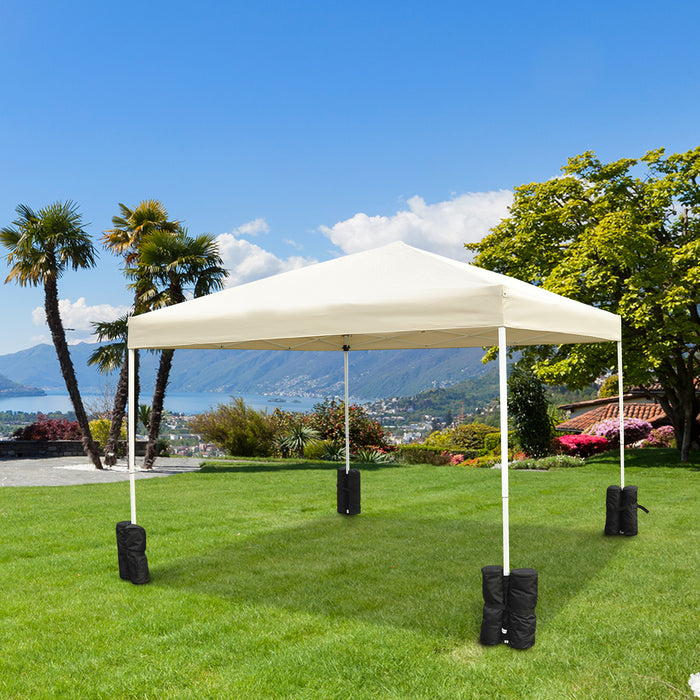 Gazebo Sand Bag Weights - 4-Piece Set for Marquee, Tent & Canopy Stabilization - Outdoor Event Anchoring Solution