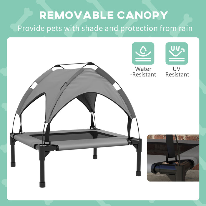 Elevated Dog Bed with Cooling Mesh - Durable & Easy-Cleaning Material, Perfect for Small to Medium Sized Pets - Ensures Comfort & Hygiene for Your Furry Friend