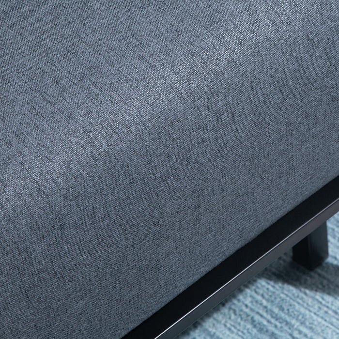 Foldable Single Sofa Bed Sleeper with Pillow - Portable Lounge Couch for Living Room, Dark Grey - Ideal for Small Spaces and Guest Rooms