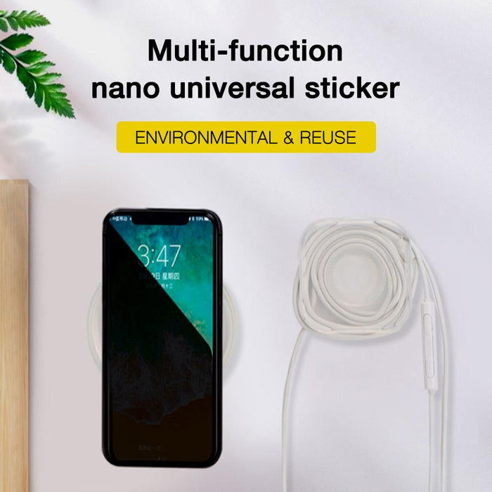 Bakeey Universal Magic Nano Stickers - Car Phone Holder, Smart Phone Paste, Rubber Pad, Wall Kitchen Gel Paste Stickers - Ideal for Home or Vehicle Use