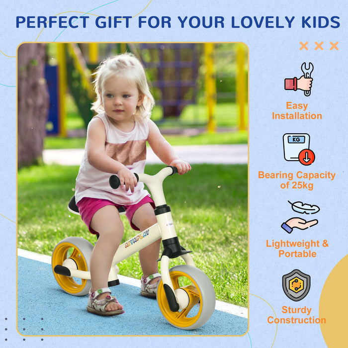 Kids' Balance Training Bicycle - 8-inch Lightweight Frame, EVA Wheels, Adjustable Seat - Easy Assembly for Young Cyclists