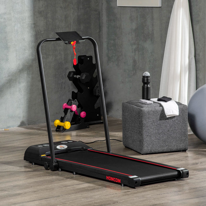 Home & Office Foldable Treadmill - Aerobic Walking Exercise Machine with LED Display - Ideal for Fitness Enthusiasts and Space-Conscious Individuals