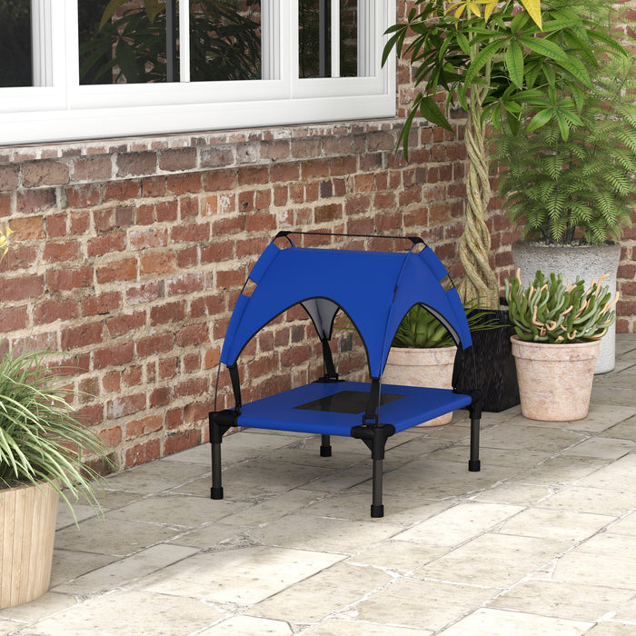 Breathable Mesh Elevated Dog Bed - Cooling, Washable Design for Mini to Small Dogs (61 x 46 x 63cm) - Ideal Comfort for Your Pet in Warm Weather