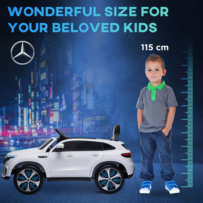 Benz EQC 400 Ride-On Electric Toy Car - 12V Battery-Powered with Remote Control - Perfect for Kids' Outdoor Adventures