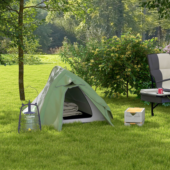 Double Layer Backpacking Shelter for 1-2 People - Waterproof 2000mm Portable Camping Tent with Carry Bag, Lightweight Design - Ideal for Hikers and Outdoor Adventurers