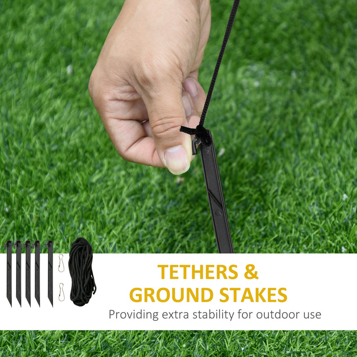 Inflatable 1.8m Christmas Tree with LED and Santa Dog - Holiday Decor for Indoor/Outdoor, Garden, Lawn - Perfect for Festive Party Display