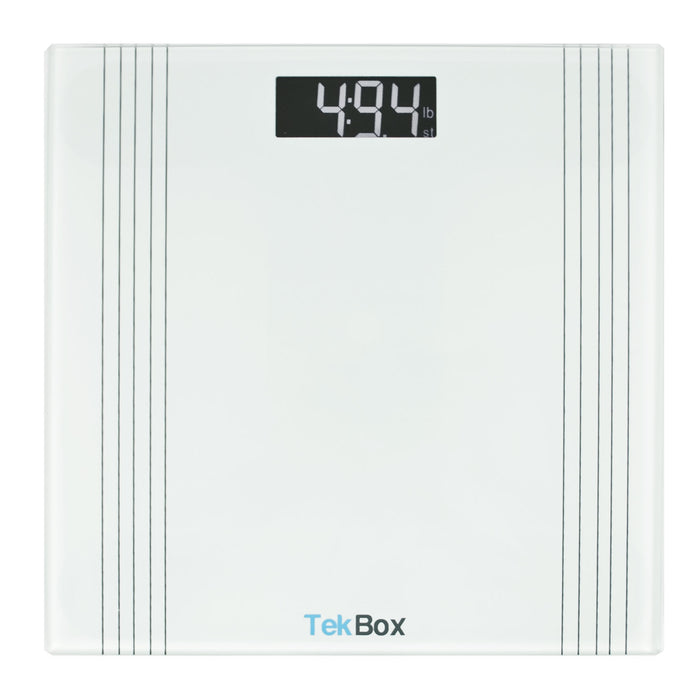 Precision Digital Body Weight Scale - Easy-to-Read Backlit LCD, Durable Tempered Glass - Ideal for Health and Fitness Tracking