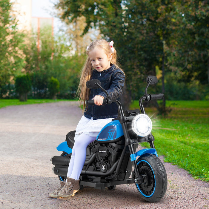 Battery-Powered Toddler Motorbike - With Training Wheels and Threaded Tires - Ideal First Ride for Little Adventurers