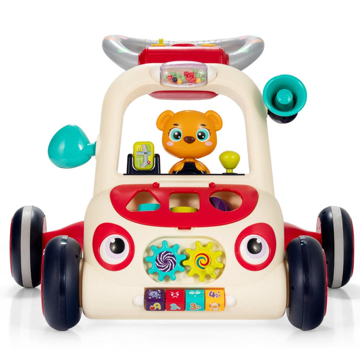 Baby Learning Walker 2-in-1 - Interactive Toddler Toy with Music and Light - Ideal for Infants Over 9 Months for Boosting Motor Skills