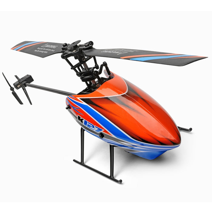XK K127 - 4CH 6-Axis Gyro Altitude Hold Flybarless RC Helicopter RTF - Perfect for Beginners and Enthusiasts