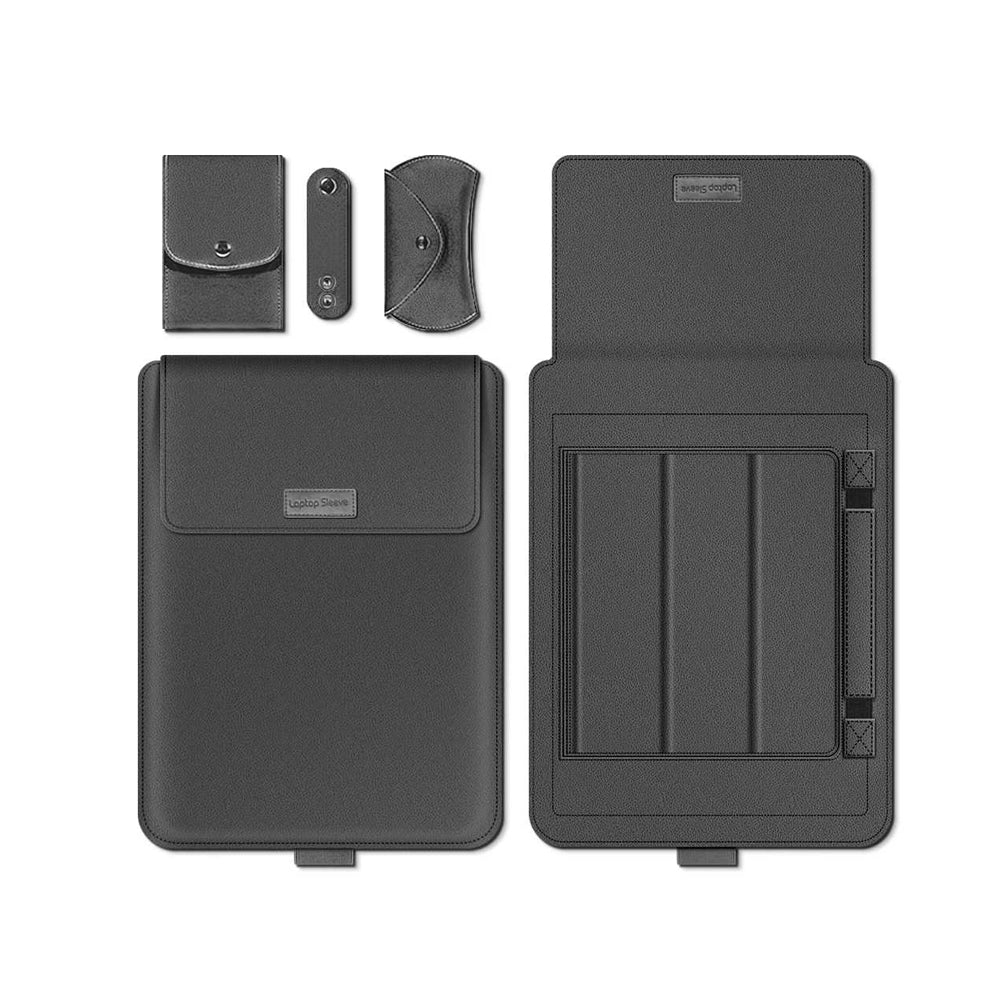 Multifunction Laptop Bag-13/15 inch, Foldable Stand, Waterproof & Scratchproof, Mouse Pad Design - Perfect for MacBook Pro Air Users