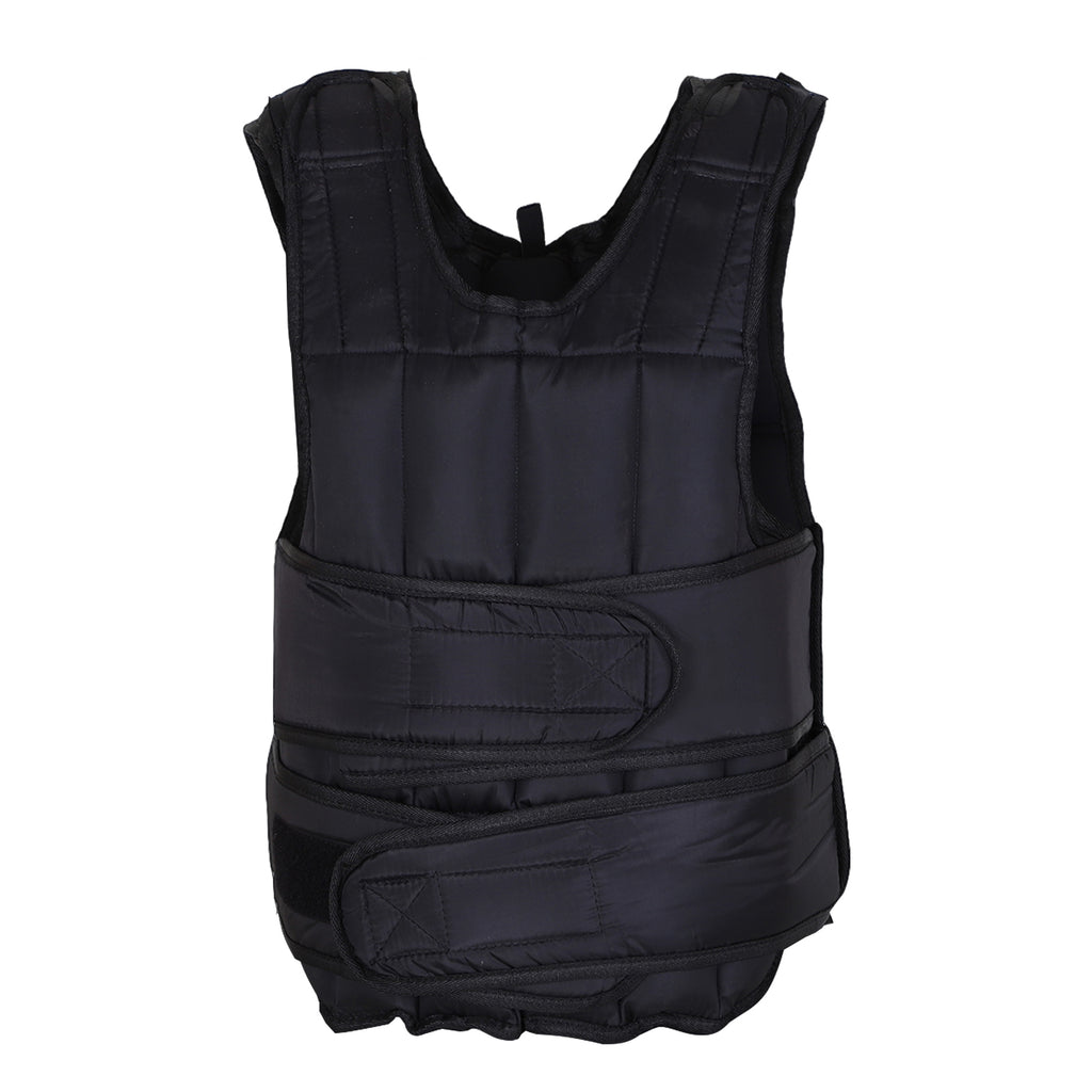 Adjustable Metal Sand Weighted Training Vest - 10kg, Durable Build, Unisex, Black/Red - Ideal for Strength and Endurance Workouts
