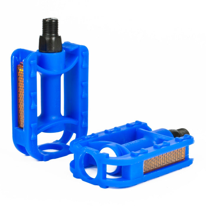 Kids Bicycle Replacement Pedals - Sturdy & Non-Slip in Vibrant Blue - Safe Cycling for Young Riders