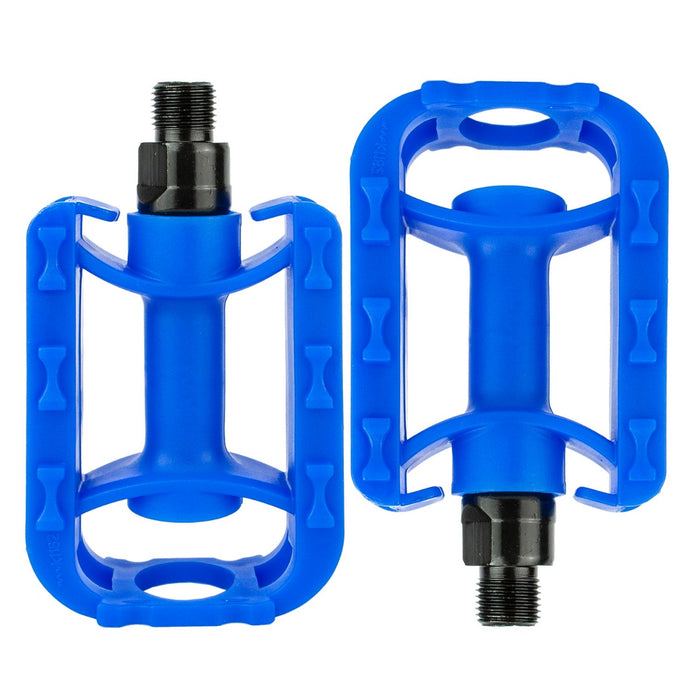 Kids Bicycle Replacement Pedals - Sturdy & Non-Slip in Vibrant Blue - Safe Cycling for Young Riders