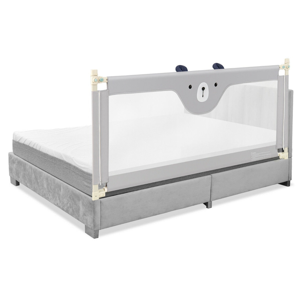 Toddler Infant Security Guardrail 142/175CM - Double Lock Feature, Adjustable Size 2 - Ideal for Child Safety and Protection