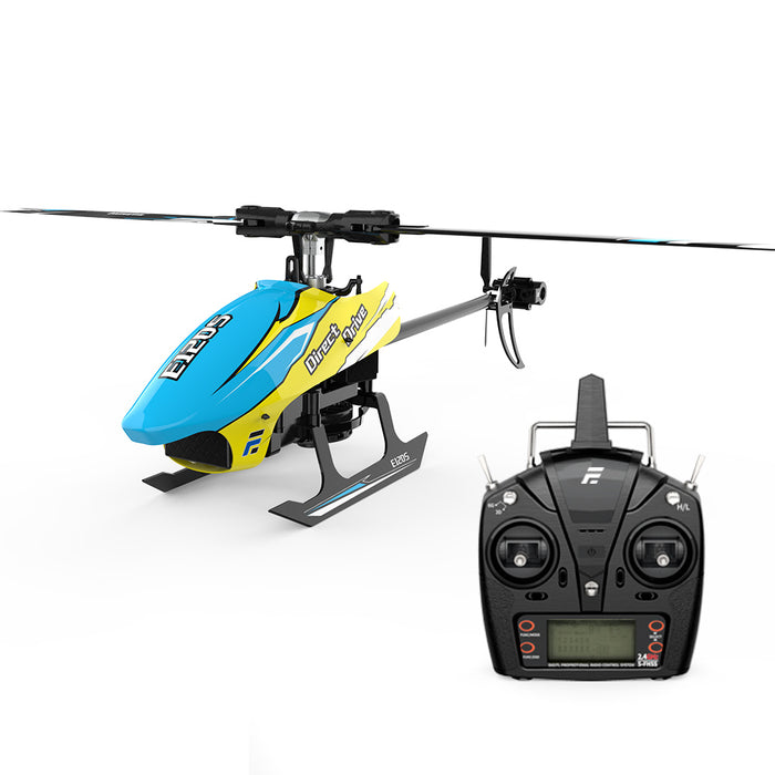 Eachine E120S - 2.4G 6CH 3D6G Brushless Direct Drive Flybarless RC Helicopter with FUTABA S-FHSS Compatibility - Perfect for Enthusiasts and Advanced Pilots