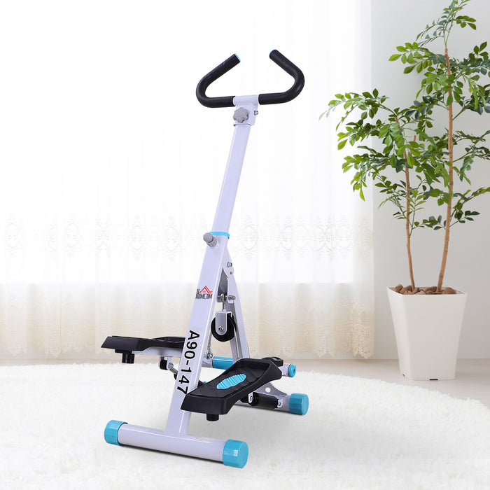 Stepper with Handle and Hand Grips - Cardio Workout Fitness Machine for Aerobic Exercise - Ideal for Home Gym Fitness Enthusiasts