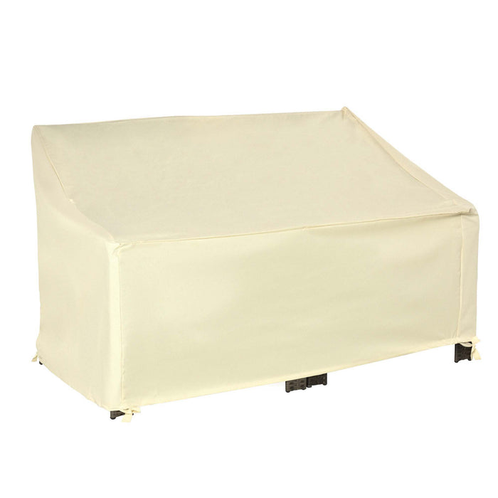 Heavy-Duty Outdoor Loveseat Cover - 2-Seater Weatherproof Furniture Protector with Tough PVC Lining - Shields Against Wind, Rain, Dust, and UV, Size: 140x84x94 cm