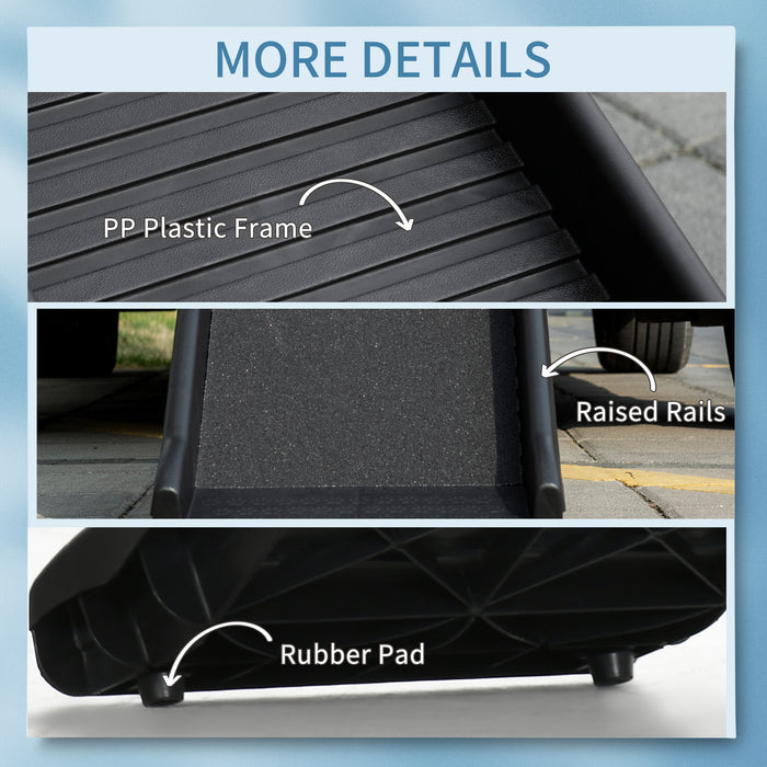 Foldable Animal Access Assist - Non-Slip Dog Ramp for Cars, Trucks, and SUVs - Easy Portable Solution for Elderly and Injured Pets