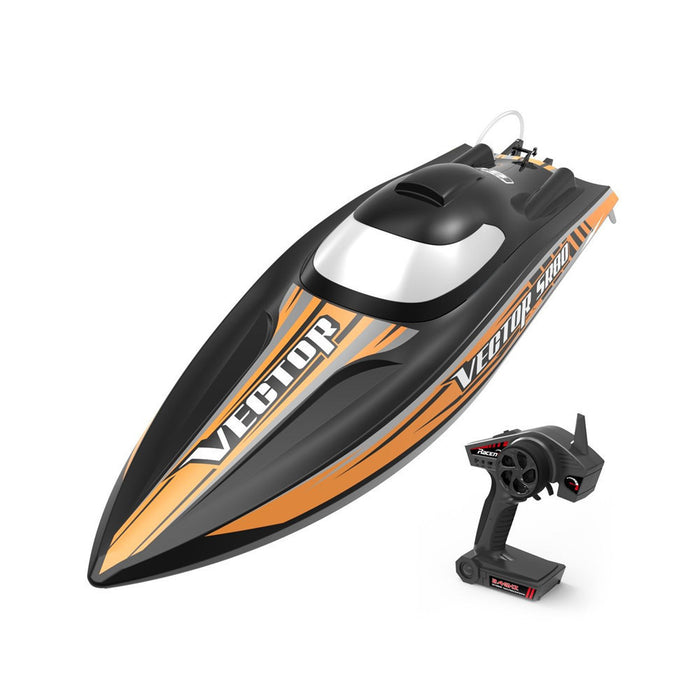 Volantexrc 798-4 Vector SR80 ARTR - 2.4G RC Boat with Auto Roll Back Feature, No Battery Charger - Perfect for Remote Control Boating Enthusiasts