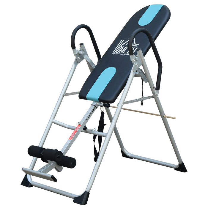 Foldable Gravity Inversion Table - Back Therapy and Fitness Bench for Home Use - Ideal for Stress Relief and Posture Improvement