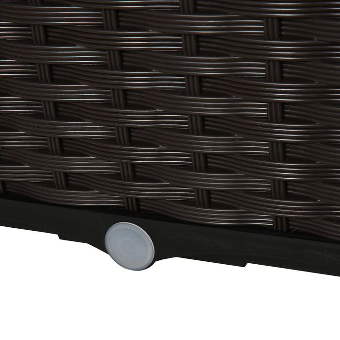 Elevated Garden Planter Box - Durable PP Patio Raised Bed for Flowers and Vegetables - Ideal for Outdoor Container Gardening