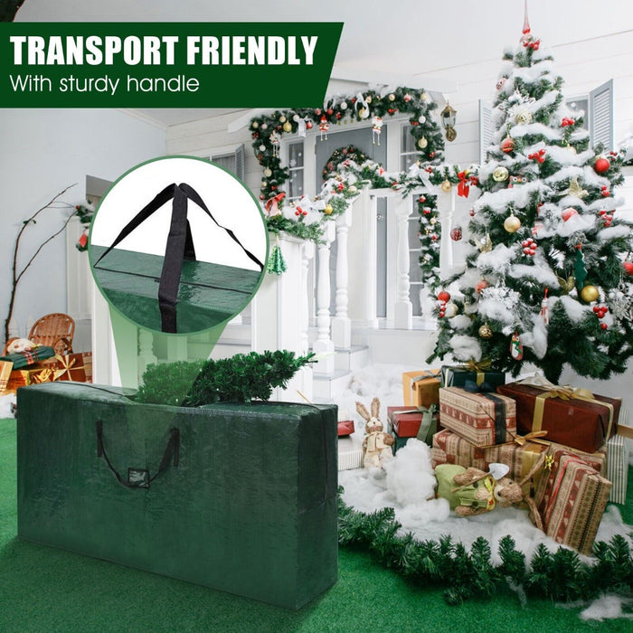 Holiday Treasures - Durable Christmas Tree Storage Bag with Strong Handles - Ideal for Simplified Holiday Decorations Organization