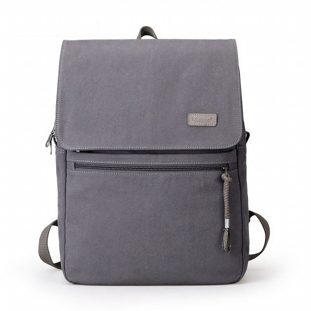 MUZEE 15.6-inch Backpack - USB Charging, Waterproof Canvas Laptop Bag with 20-35L Large Capacity - Ideal for Casual, Stylish, and Convenient Everyday Carry