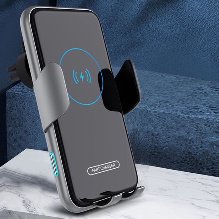 Bakeey V8 15W - Wireless Car Charger with Intelligent Sensing & Automatic Clamping Fast Charging - Perfect for iPhone 12, XS, 11Pro, Huawei Mate 20 Pro, Mi10 Users