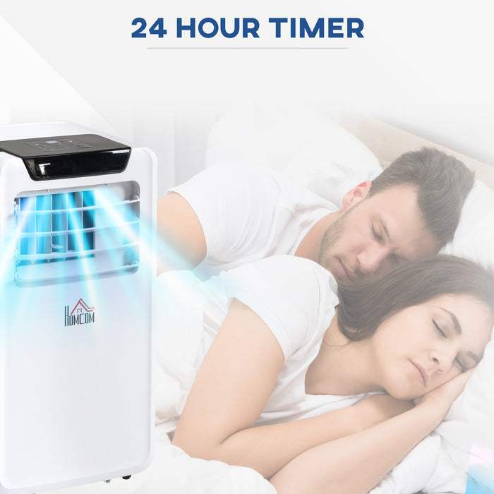 10,000 BTU Portable Air Conditioner - Cooling, Dehumidifying, Ventilating AC with Remote - LED Display, Timer Function, Ideal for Home & Office Use