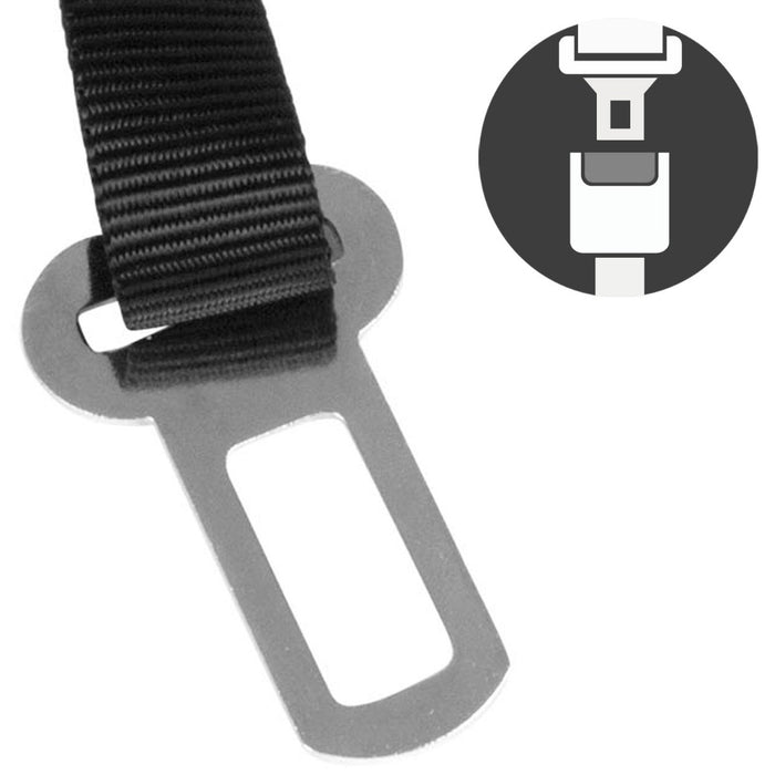 Adjustable Pet Safety Vehicle Restraint - Durable Dog Car Seat Belt with Buckle - Secure Travel Accessory for Dogs